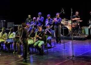 IMAD students playing at the Artscape