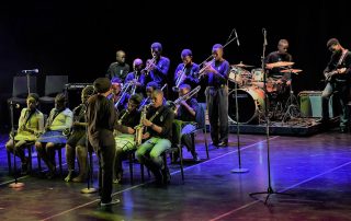 IMAD students playing at the Artscape