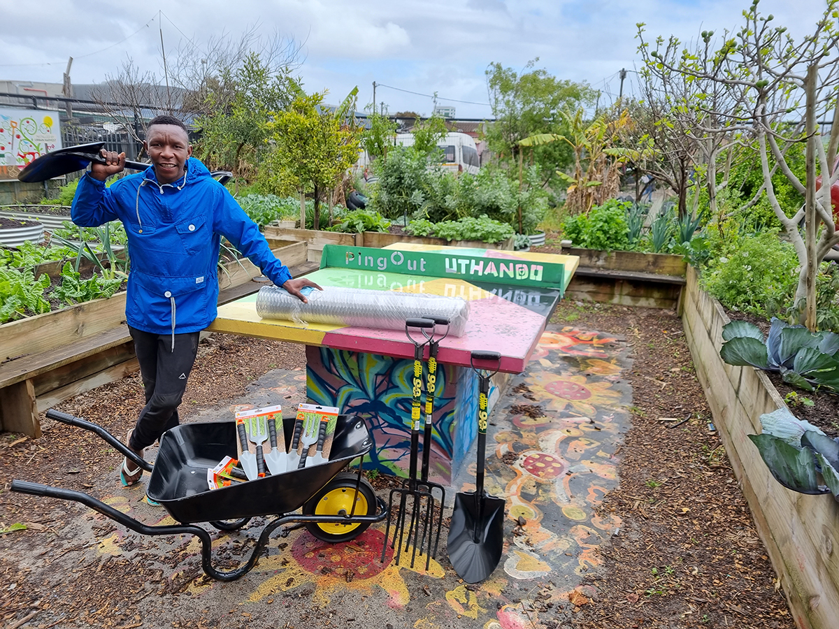 Xolisa Bangani of Ikhaya Garden